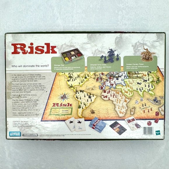 Risk The Board Game of Global Domination 2003 Parker Brothers 100% Complete - Picture 5 of 9